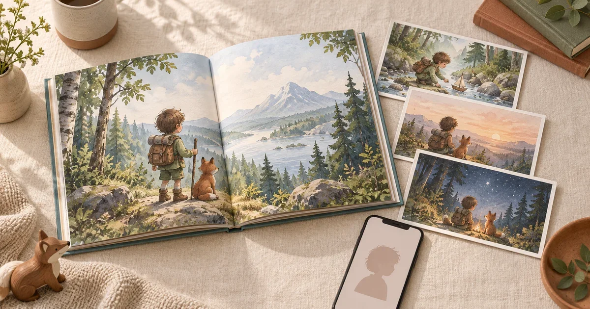 Книга с фотографией ребёнка: как из снимка получается сказка